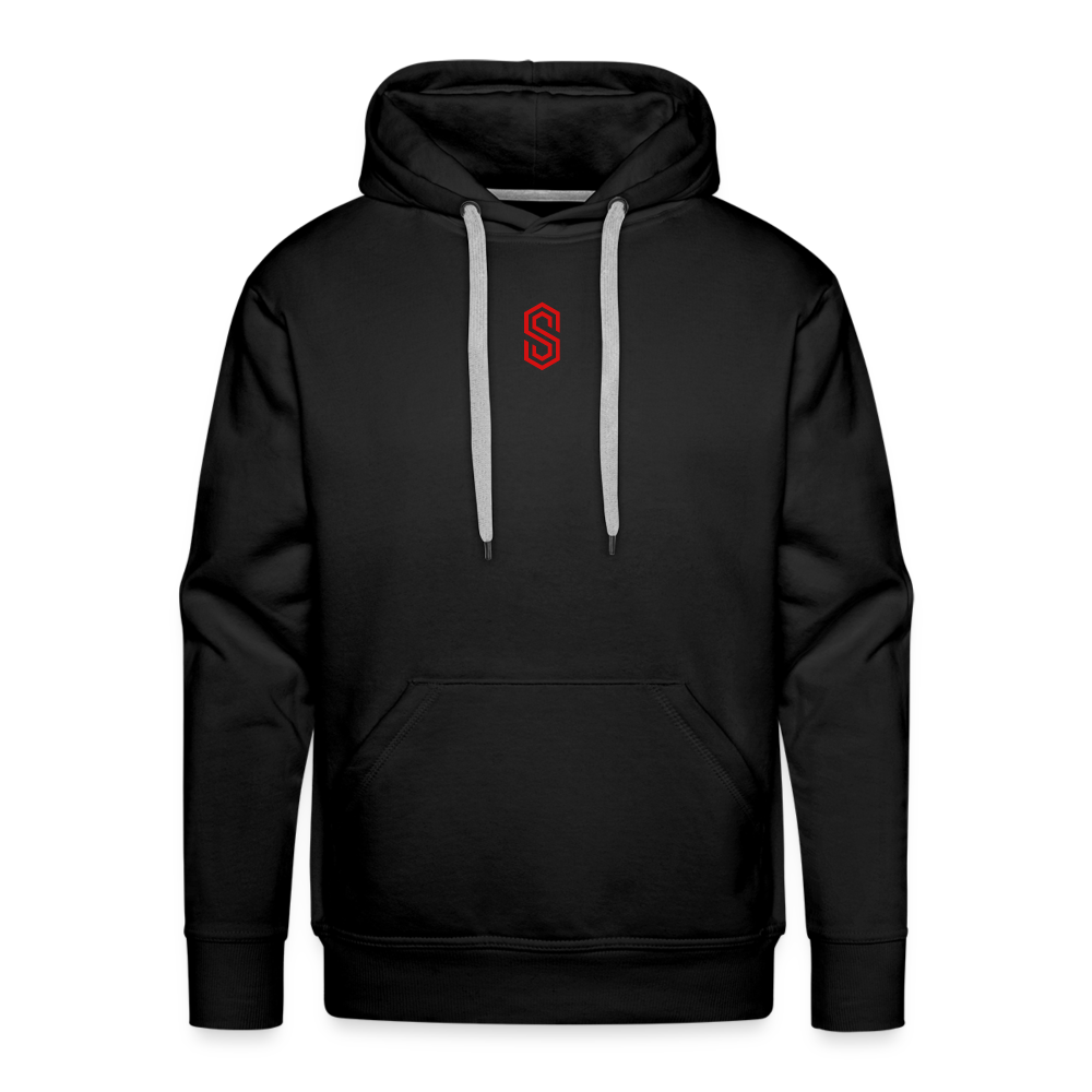 Men’s stellar fusion Premium Hoodie red - black
