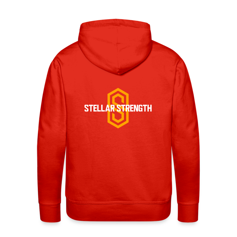 Men’s stellar fusion Premium Hoodie orange - red