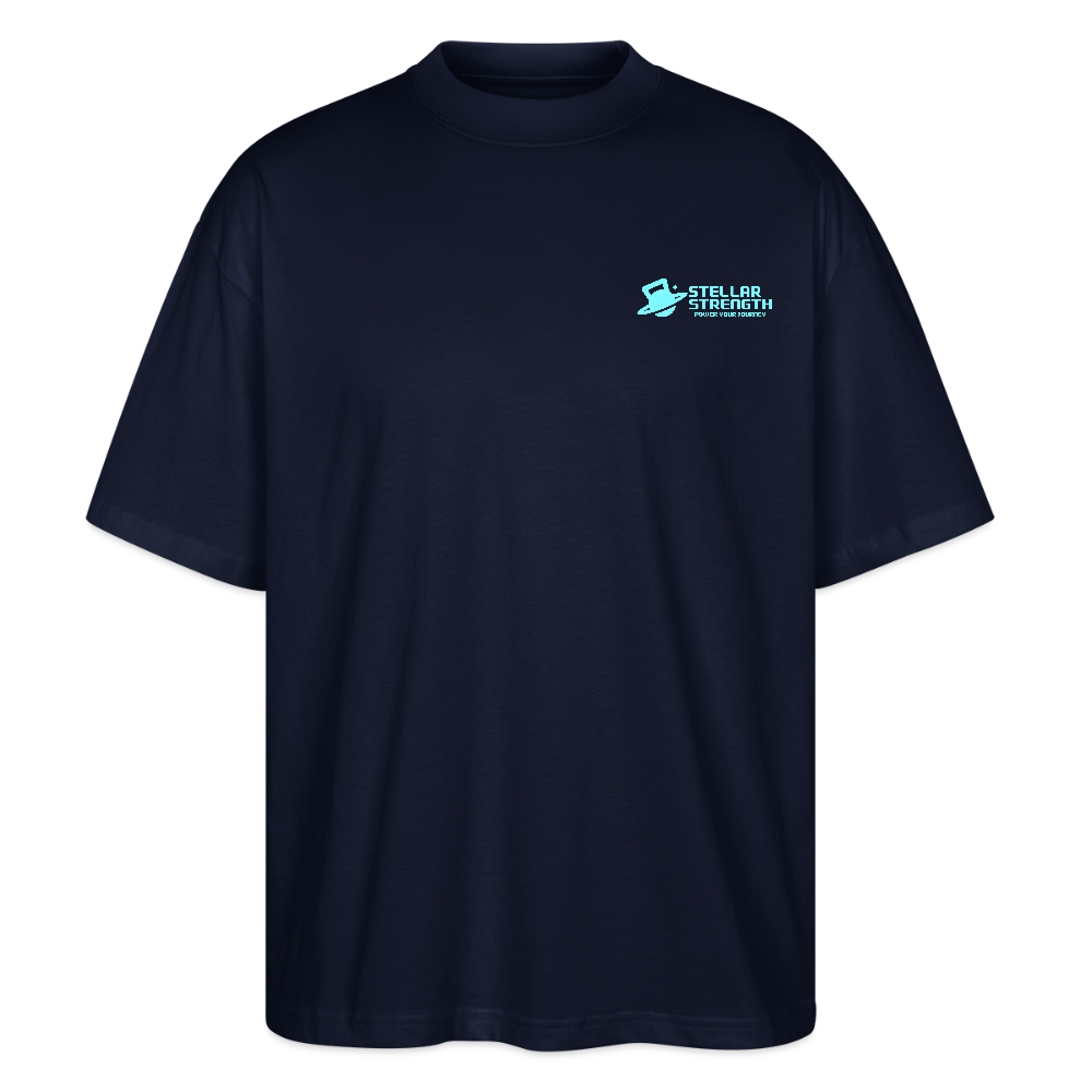 stellar strength classic edition oversized T-shirt blue - navy