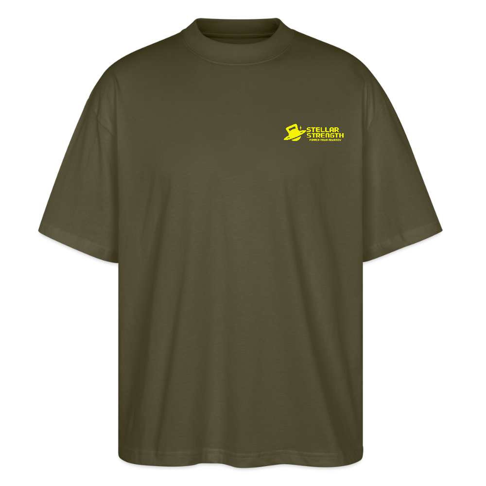 stellar strength classic edition oversized T-shirt yellow - khaki