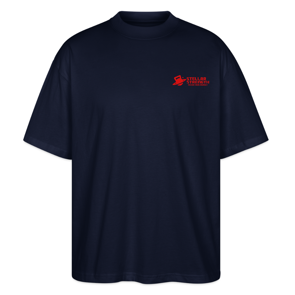 stellar strength classic edition oversized T-shirt red - navy