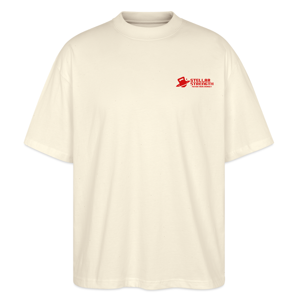 stellar strength classic edition oversized T-shirt red - natural raw