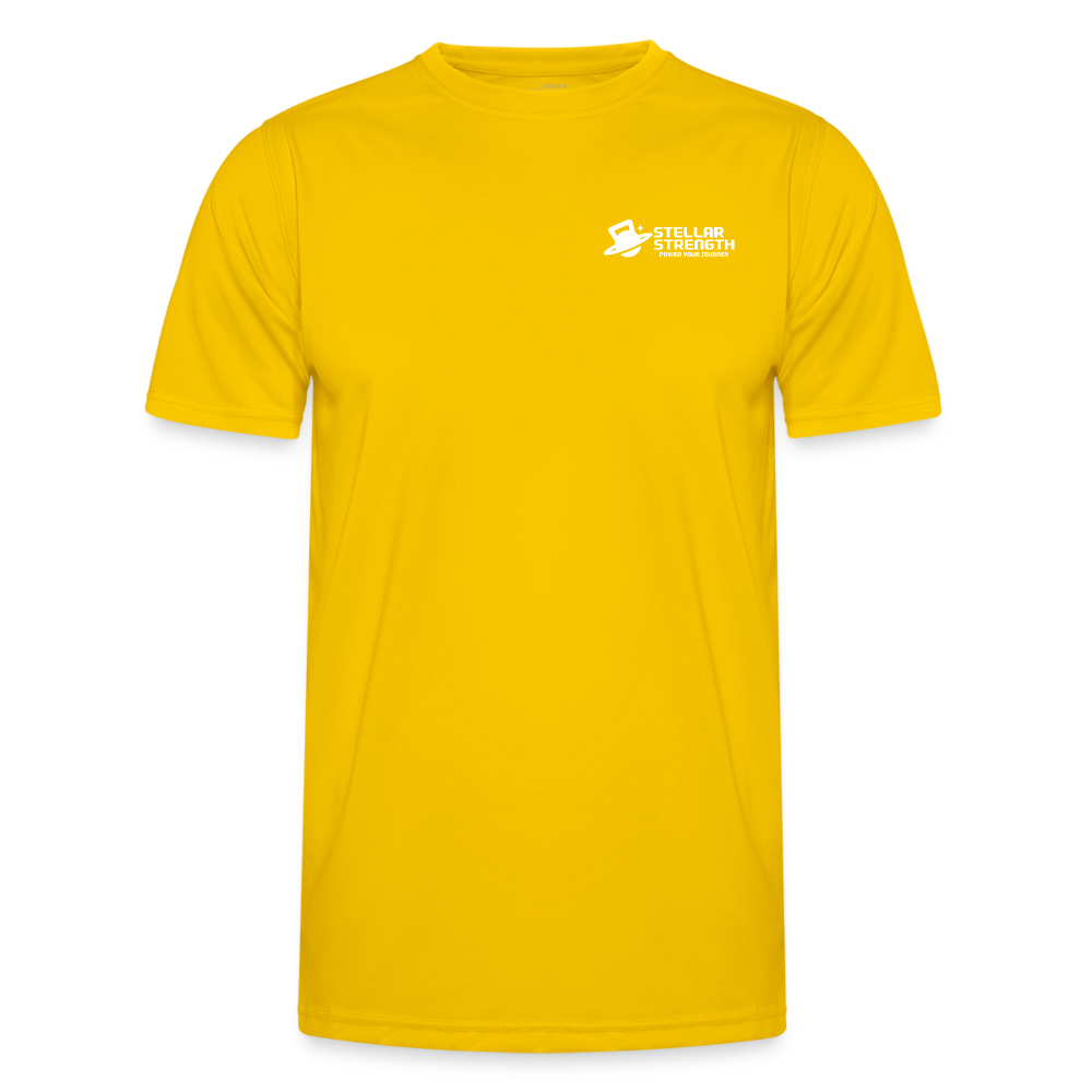 Men's Functional T-Shirt - egg yellow