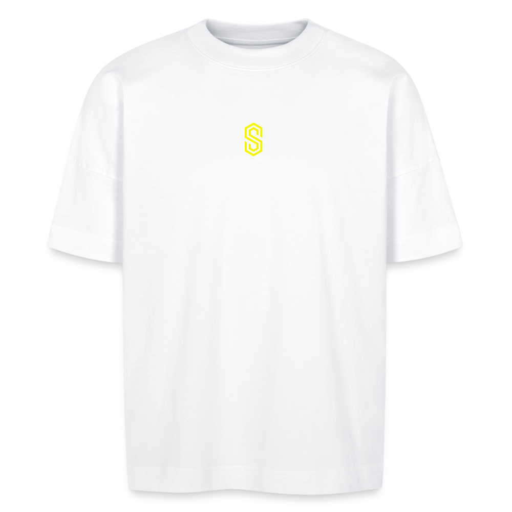 stellar pump loading oversized t-shirt yellow - white