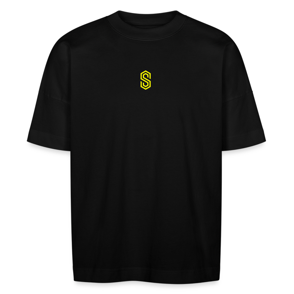 stellar pump loading oversized t-shirt yellow - black